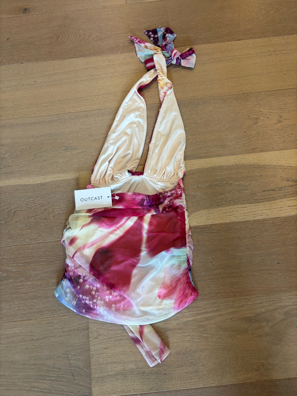 Outcast Josephina Mini Dress Small NWT Jayna print - Picture 10 of 11